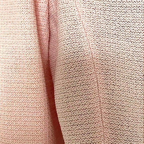 Two-Piece St. John Suit - Pale Pink and Black Jacket PLUS Black Skirt - Size 4 - Picture 15 of 16